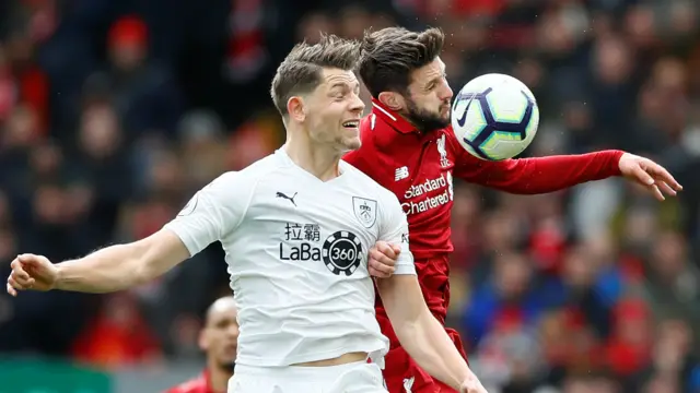 Adam Lallana and James Tarkowski