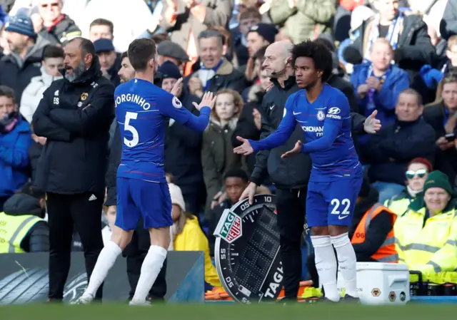 Willian goes on