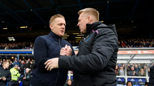 Garry Monk and Dean Smith