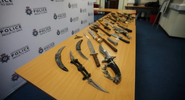 Knife amnesty in Notts