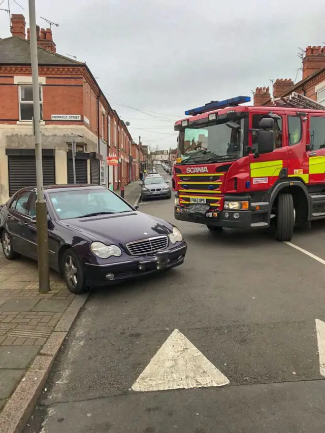 Bad parking in Leicester