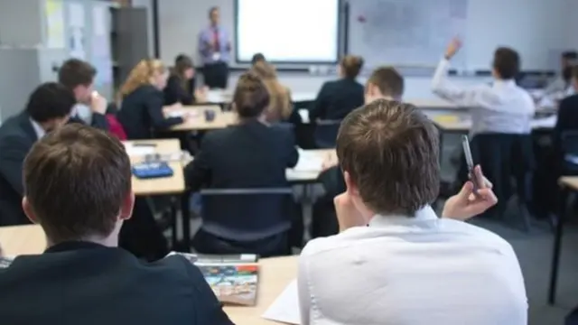 Children in a classroom