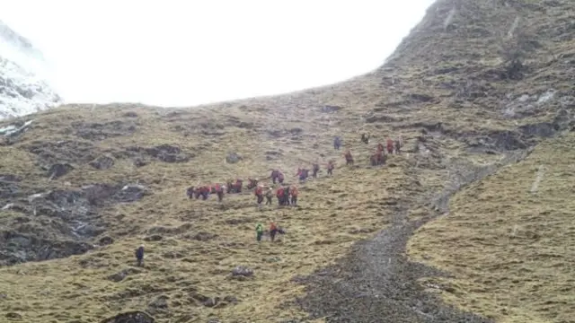 Glencoe rescue effort