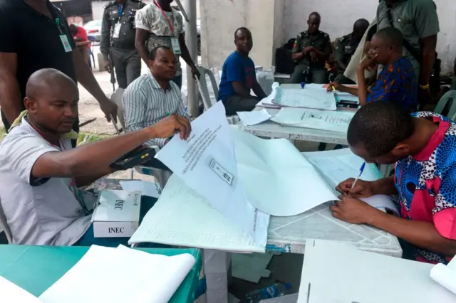 Vote counting is ongoing