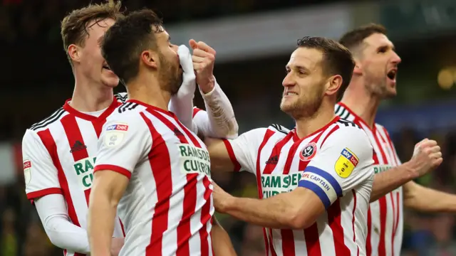 Billy Sharp's Mr Socko celebration