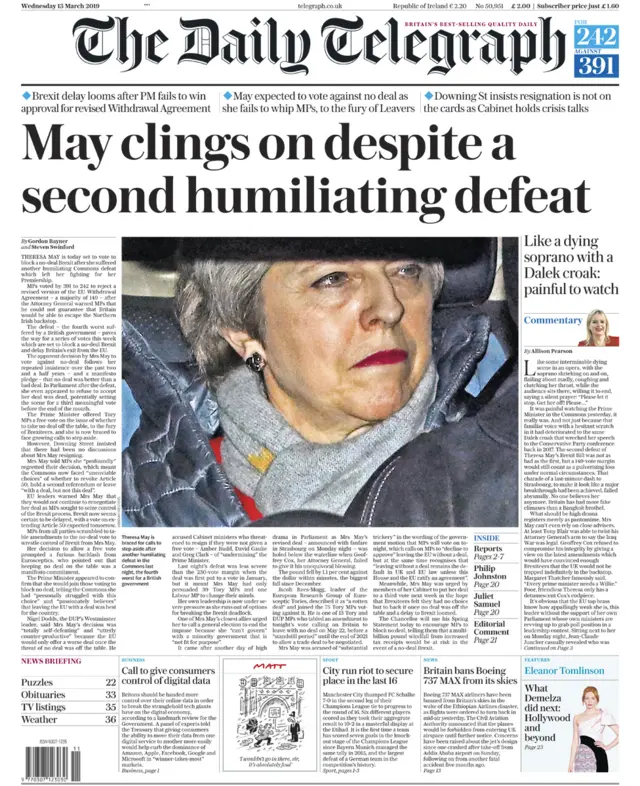 Daily Telegraph - 13/03/19