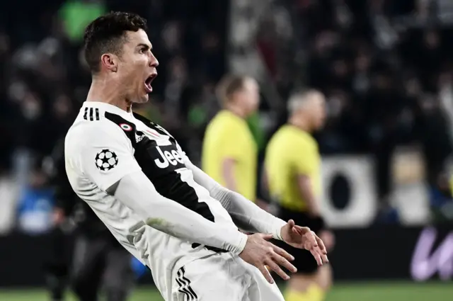 Cristiano Ronaldo celebration