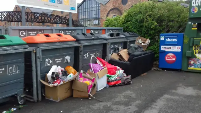 Oswestry recycling centre