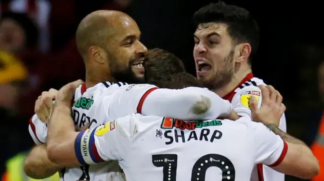 Sheffield United celebrate