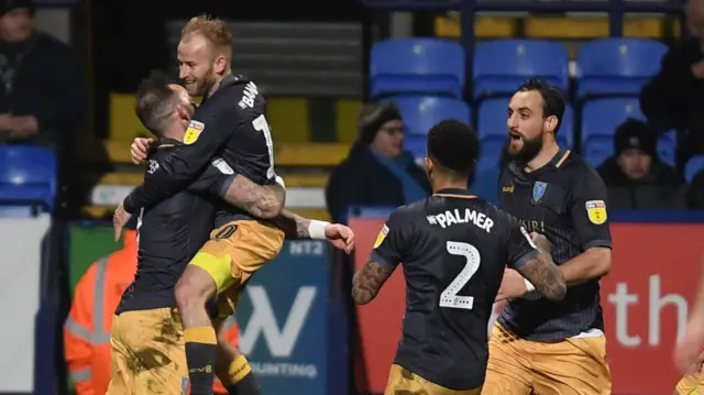 Sheffield Wednesday celebrate