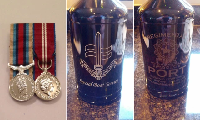 Stolen medals and bottles of port