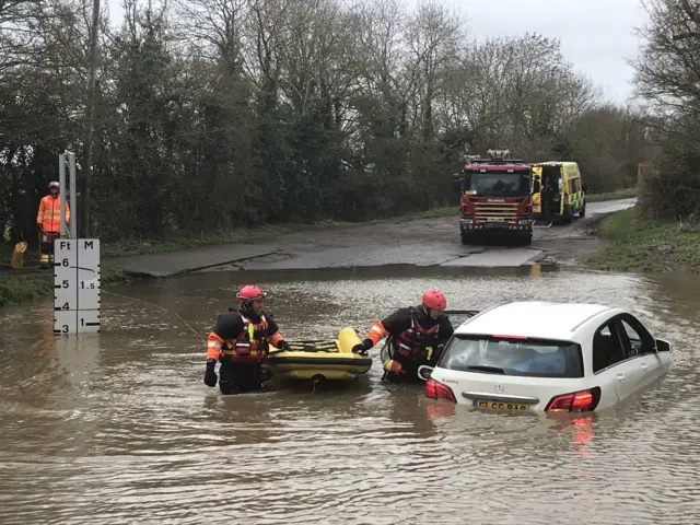 Watery Gate Lane rescue