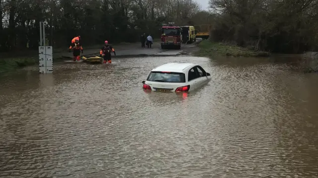 Watery Gate Lane rescue