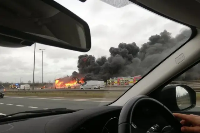 LORRY FIRE