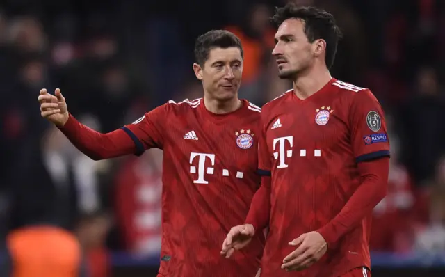 Robert Lewandowski and Mats Hummels