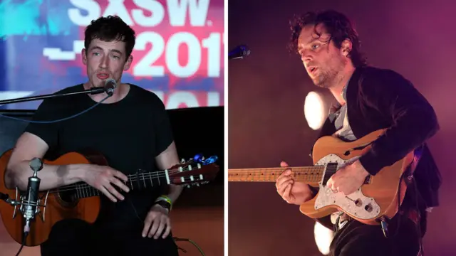 Charlie Cunningham and Felix White (r)