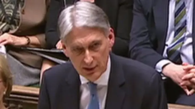 Philip Hammond in the Commons