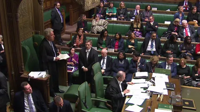 John Bercow announces the result of the vote