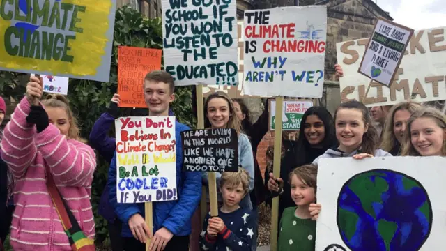 Protest in Shrewsbury