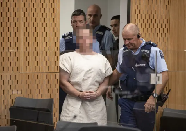 Suspect Brenton Tarrant appears in court