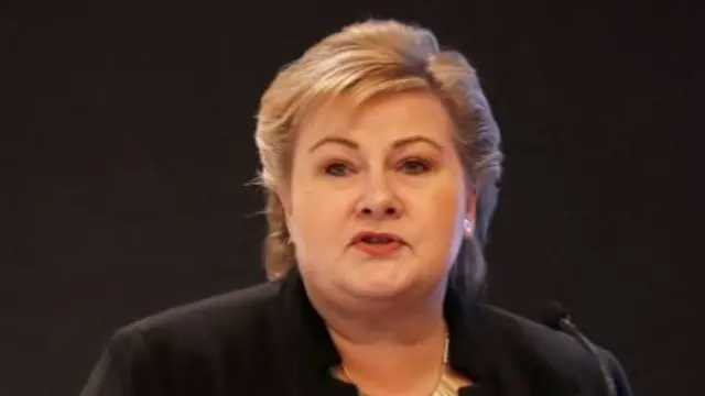 Norwegian PM Erna Solberg