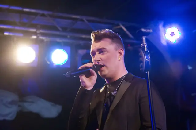 Sam Smith performs in 2014