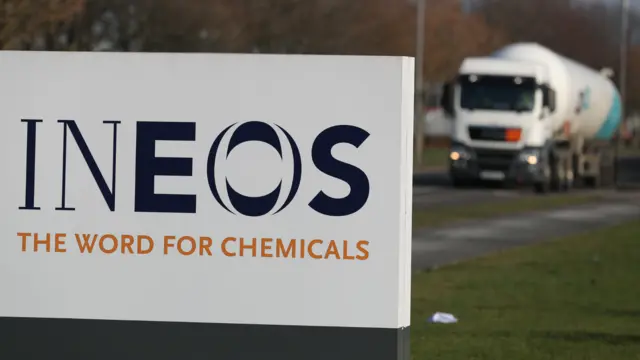 A sign outside Ineos