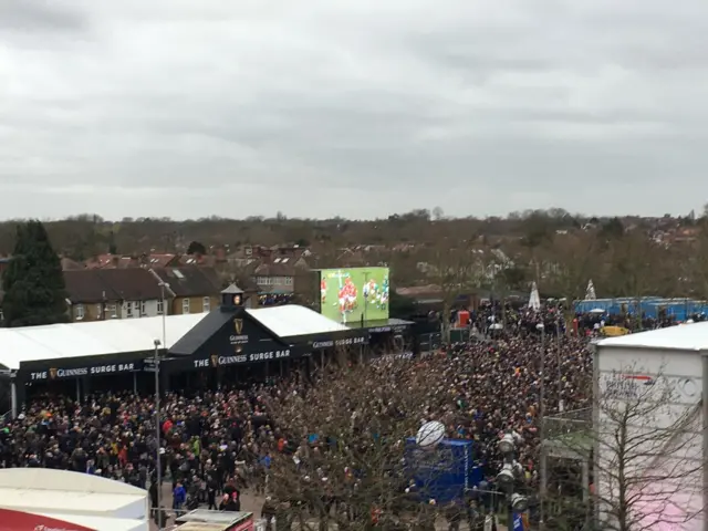 Crowds at Twickenham