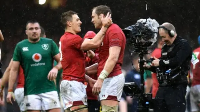 Jonathan Davies and Alun Wyn Jones