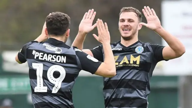 Macclesfield celebrate