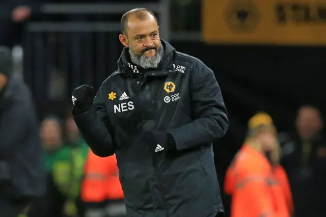 Wolves' manager Nuno Espirito Santo