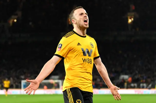 Diogo Jota of Wolverhampton Wanderers