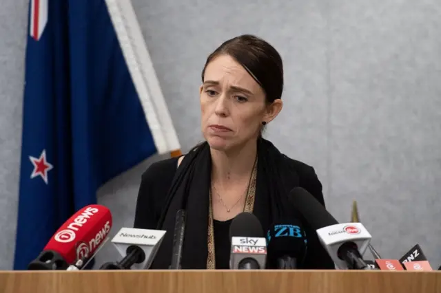 Jacinda Ardern press conference in Christchurch