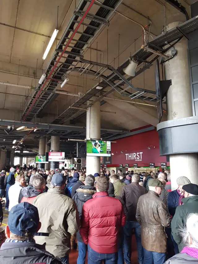 England fans at Twickenham