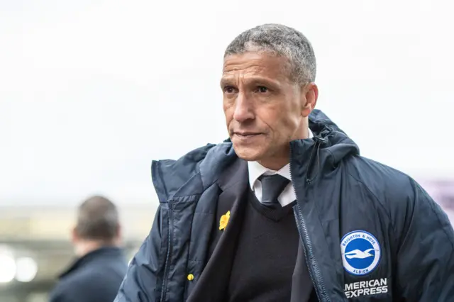 Brighton manager Chris Houghton