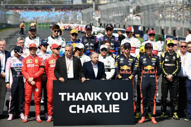 Australian gp - tribute to Charlie Whiting