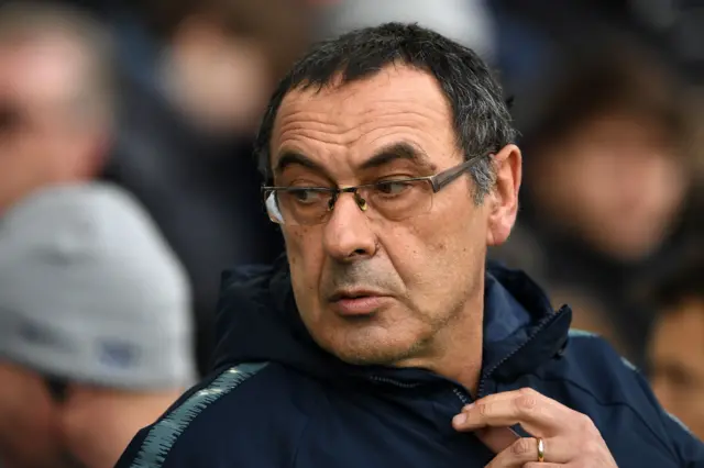 Chelsea manager Maurizio Sarri