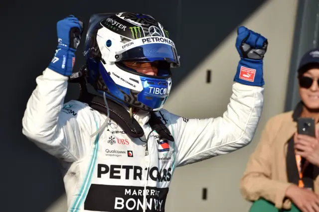 Bottas wins