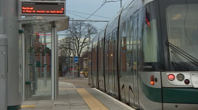 Tram in Hucknall