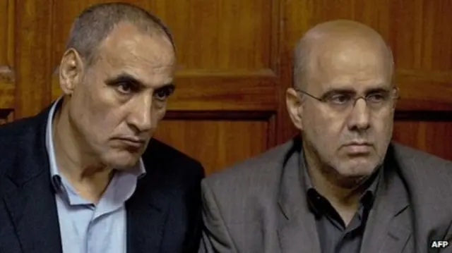 Sayed Mousavi (L) and Ahmad Mohammed