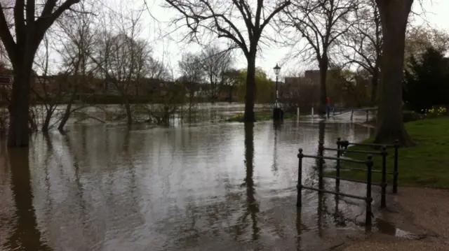 Flooding in Shrewsbury