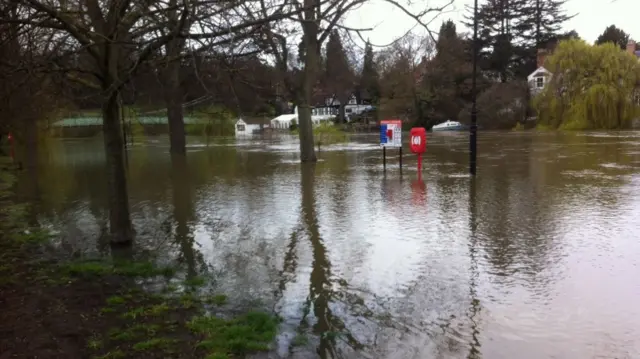 Flooding in Shrewsbury