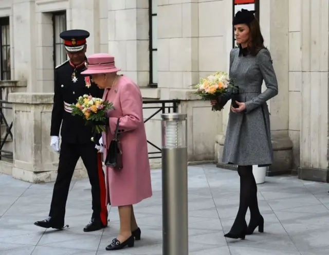 The Queen and the Duchess of Cambridge