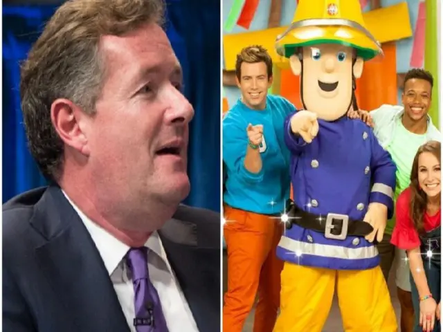 Piers Morgan and Fireman Sam