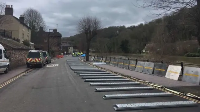 dismantled barriers