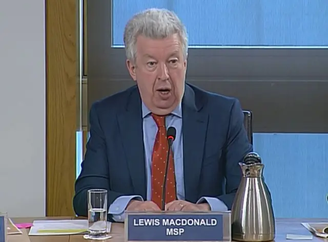 Convener Lewis Macdonald