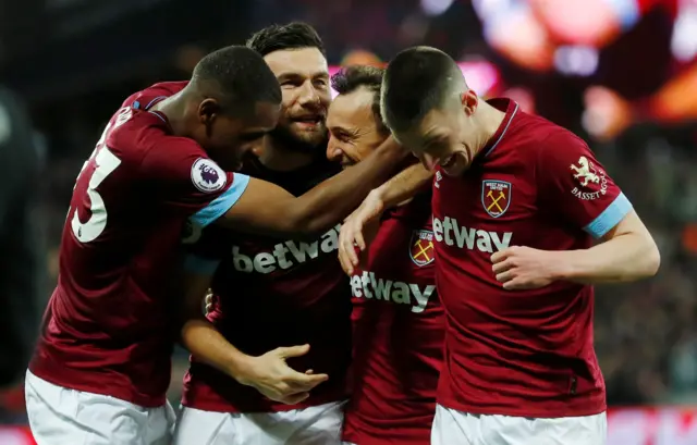 West Ham celebrate