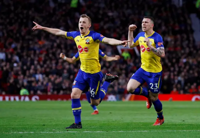James Ward-Prowse celebrates