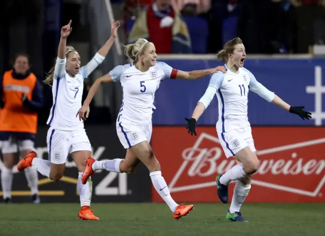 England celebrate