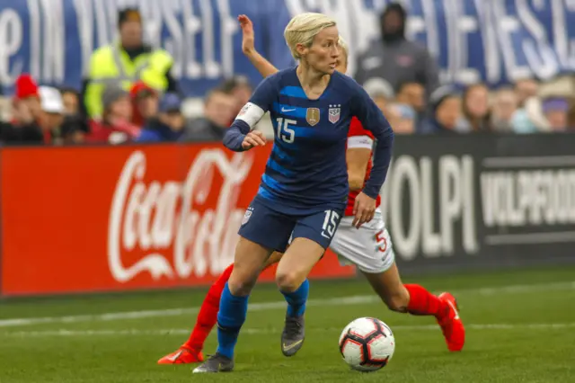 United States' Megan Rapinoe